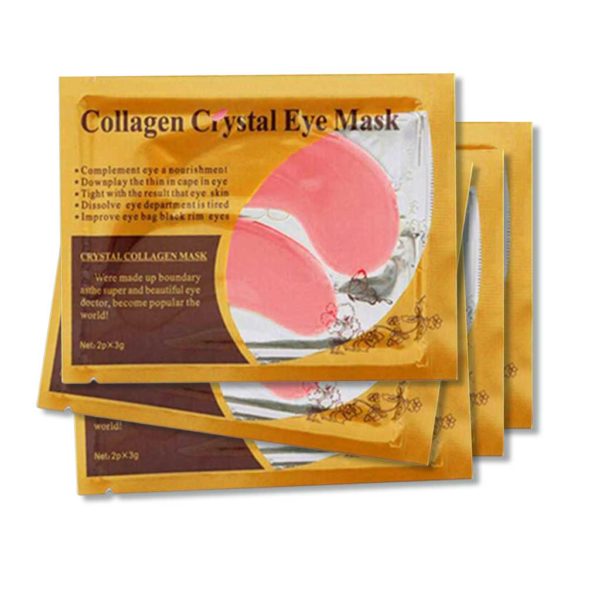 Collagen Crystal Eye Mask Pads (Pink or Gold)
